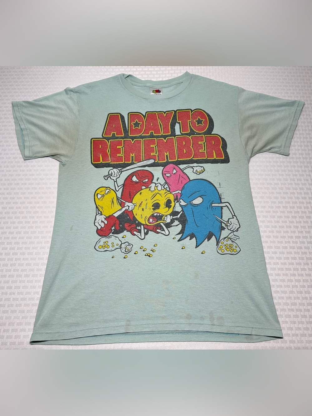 Vtg A Day To Remember ADTR KEEP RUNNING YOUR MOUTH Shirt Adult Medium Distressed